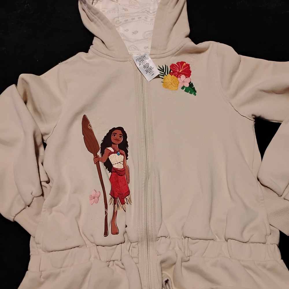 Disney Moana Cream Pedal Hoodiet